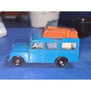 Lesney No.12 Land Rover Safari Blue England Vintage Matchbox Series Mint